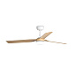 33816-20 Faro PUNT LED White/light wood ceiling fan with DC motor люстра-вентилятор белый — фото 2