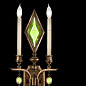 718150-1 Encased Gems 29" Sconce бра, Fine Art Lamps