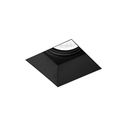 STRANGE petit 1.0 LED Jet Black Wever Ducre Strange встраиваемый потолочный светильник квадратный черный
