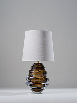 Cedar shown with 11 Bongo in Natural Linen with Cream Card lining