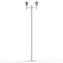 Newpark N° 6; Frosted glass E27 105W; White