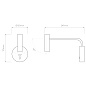 1058032 Enna Wall LED Astro lighting светильник для чтения матовый белый — фото 7