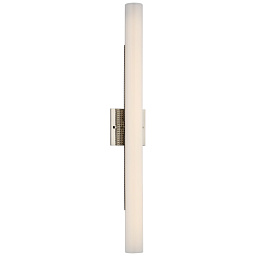 EU-KW2224 Visual Comfort Precision настенный светильник для ванной с удлинённым вертикальным матовым цилиндром