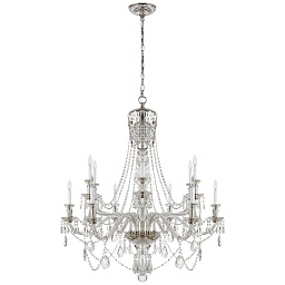 RL5008CG Visual Comfort Daniela подвесная двухъярусная хрустальная люстра