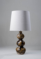 Treacle shown with 13 Bongo in Natural Linen with Cream Card lining