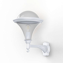 Dallas N° 3; Smoked polycarbonate E27 75W; White
