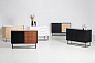 Virka sideboard High Walnut/black Woud, буфет