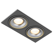 Потолочные светодиодные светильники Led technology SFERA R 22.30 W 2FW NO DIM черный + серебристый