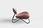 Meadow lounge chair Vidar 633/Black Woud, кресло