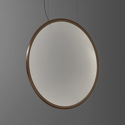 1994060A Artemide Discovery подвесной светильник с дисковым плафоном и световым ореолом