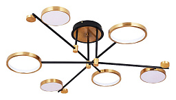 A1364PL-6PB Arte Lamp Holly потолочная люстра с круглыми элементами и светодиодной подсветкой