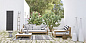 Jeko Мягкий садовый диван из тикового дерева Gervasoni