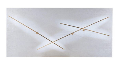 Albatros Icone Накладное бра Rectangular, Bar White, Brass i-c-0085