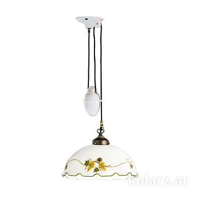 подвесной светильник с металлическим абажуром