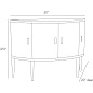 5519 Leilani Console Arteriors консоль