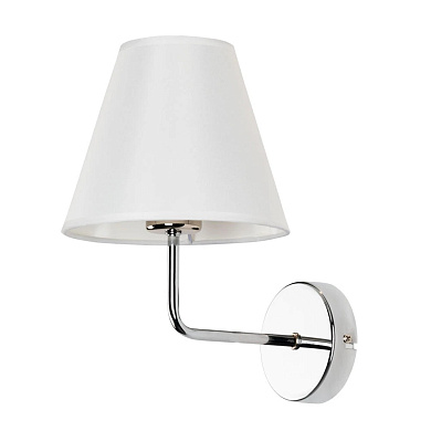 настенный светильник с абажуром белого цвета