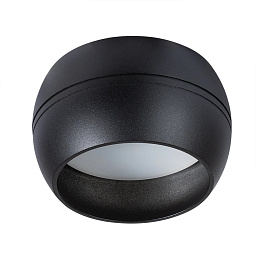 накладной потолочный точечный светильник чёрный
