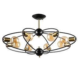 A1963PL-8BK Arte Lamp Glasgow потолочная люстра E27 8х40W