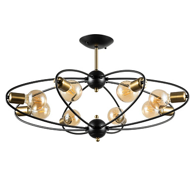A1963PL-8BK Arte Lamp Glasgow потолочная люстра E27 8х40W