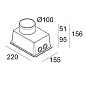 LOGIC 90 BOX R Delta Light установочный короб — фото 1