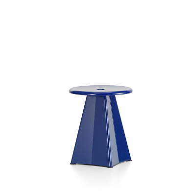 21205841 Tabouret Metallique Vitra Табурет металлический синий насыщенный