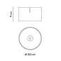 654211/1F Vibia Bind Светильник Domo Ø 18,5 см в ширину - 6542 — фото 1