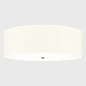 Потолочный светильник Fletcher Flush Elstead DL-FLETCHER30-7LT-IV-PC полированный хром и абажур цвета слоновой кости — фото 1