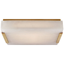 Covet Medium Flush Mount антично-патинированная латунь с алебастром