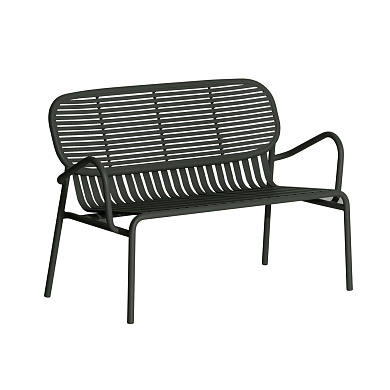 M0741918 WEEK-END Petite Friture Диван садовый металлический зеленый