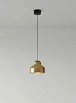 M64 CIRCULAR METAL CANOPY BLACK SURFACE (NOT DIMMABLE). LED