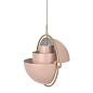 10014447 GUBI Multi-Lite Подвеска 36 см, латунь / полуматовая розовая пыль — фото 2
