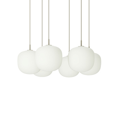 Rime Pendant Cluster подвесной светильник Muuto White / Grey - Ø 25 cm RIMCL25A0103