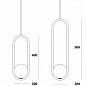 HOOP-B01 Imperiumloft Matthew Mccormick Hoop Gold Mila Pendant подвесной светильник 60W — фото 4