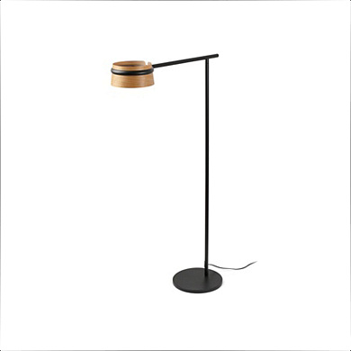 29569 LOOP LED Black floor lamp торшер Faro barcelona