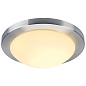 155236 SLV MELAN светильник накладной 60W, матированный алюминий /матовое стекло