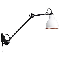 Lampe GRAS - 222 - Applique/abat-jour blanc - intérieur cuivre