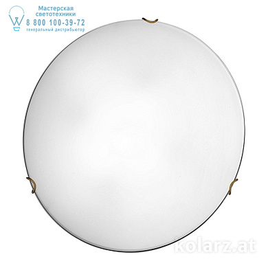 Kolarz MOON A1306.13LED.4 потолочный светильник состаренная латунь ø50cm высота 9cm 1 лампа led