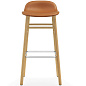 1385650 Normann Copenhagen Form Барный стул 75 см, коньячный/дуб — фото 1