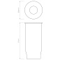 1201005 Terra Round 28 LED Astro lighting светильник брашированная нержавеющая сталь — фото 3