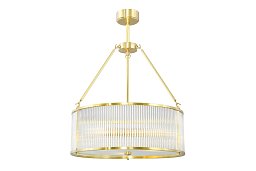 PP-324 Patinas lighting Miami подвесной светильник-барабан из стеклянных трубок, Ø50 см