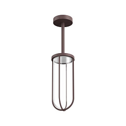Flos In Vitro потолочный светильник цилиндрической формы коричневого цвета