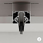 A474306 Arte Lamp Linea track 48V 23mm магнитный шинопровод для натяжного потолка — фото 2