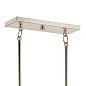 Everett 42" 5 Light Linear Chandelier with Clear Glass Polished Nickel люстра 52379PN Kichler — фото 1