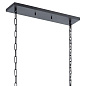 Dancar 48" 8 Light Linear Chandelier Polished Nickel люстра 44023PN Kichler — фото 6