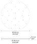 R04L36 2000 Lodes ROUND CANOPY 36 LIGHTS FOR CLUSTERS ø 120CM MATT BLACK O.C. Основание подвесного светильника черный — фото 1