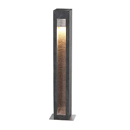PARKSTONE-BOL-A Elstead Parkstone уличный светодиодный боллард с прямоугольным корпусом из камня и металла