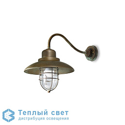 3300 Moretti Luce Patio cage уличный настенный светильник с решёткой и металлическим козырьком