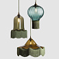 Светильник R&B RB-VINTAGE-BELL-MIX-3-DROP-CLUSTER-SATINWOOD-GOLD — фото 3