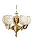 Traditional 5 Lights Urn Chandelier люстра FOS Lighting Priyanka-LotaLeaf-CH5