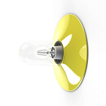 Cooper N° 1; Clear glass E27 52W; Glossy sulfur yellow